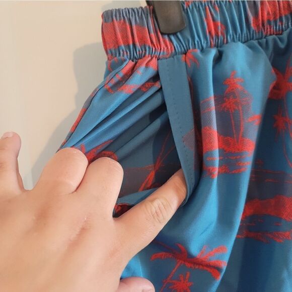 MOSMANN Wear/Under Palm Tree Swim Trunks - Picture 5 of 13